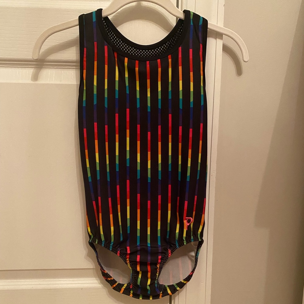 plum practice wear leotard razer back